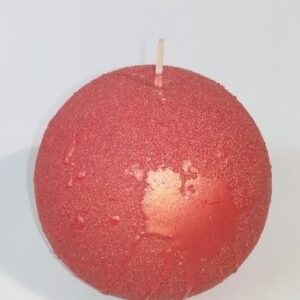 Świeca kula red
